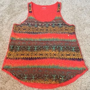 Express sequined tank